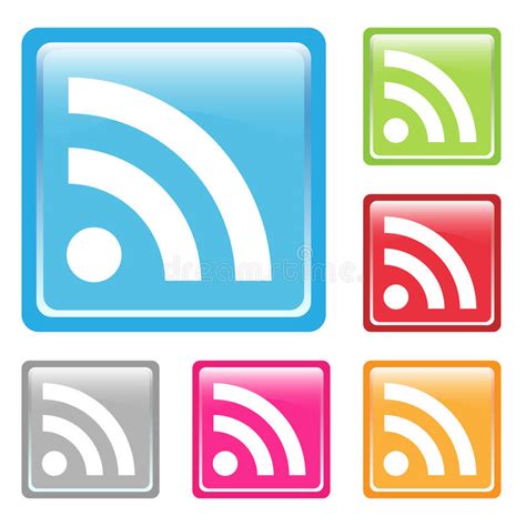 Rss Icons Editorial Stock Image Illustration Of Blog 5371059