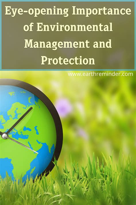 Importance Of Environmental Management Environment Management