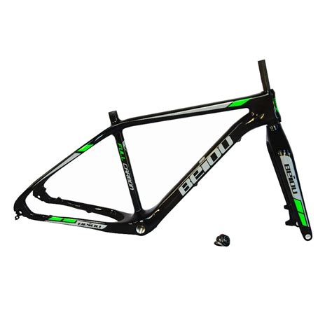 Beiou Carbon Fat Bike Frame 19 Inch Internal Cable Routing Bsa 120mm