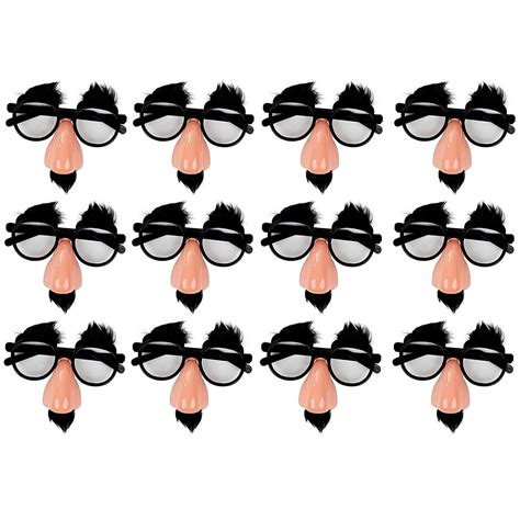 Disguise Glasses With Funny Nose 12 Pack Funny Glasses