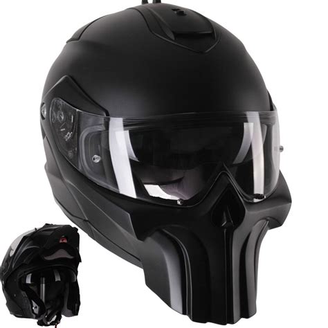 Casco De Punisher Modular Motorcycle Helmets Custom Helmets