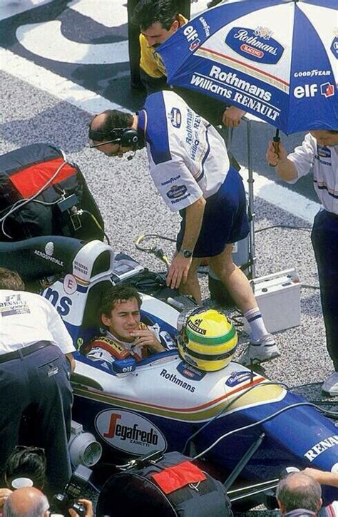 Ayrton Senna Before The Start Of The San Marino Gp Imola 1994 If Only He Knew Ayrton