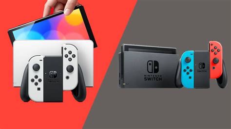 Nintendo Switch Oled Vs Nintendo Switch Whats Different Gaming Hybrid