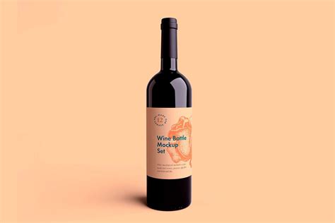 Wine Bottle Mockup Free Sample Behance