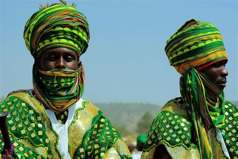 Hausa Men At Durbar Northern Nigeria African People Africa African