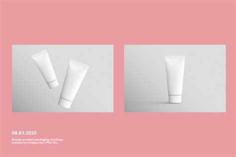 Beauty Product Packaging Mockups Design Vol 1 Psd File