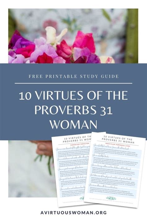 The 10 Virtues Of A Proverbs 31 Woman Free Pdf 2022