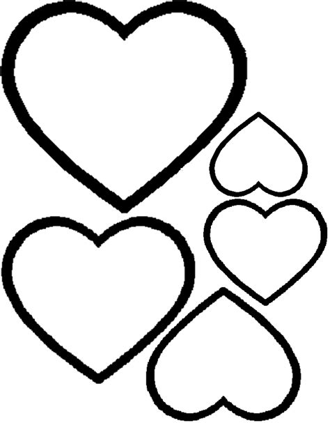 Heart Stencils Printable Valentines School Valentine Activities
