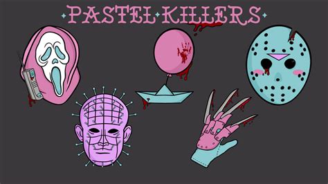 Pastel Goth Horror Pins By Jax Ghostface Is Here — Kickstarter