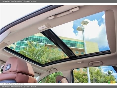 Espresso Interior Sunroof For The 2019 Acura Rdx Technology 129290971