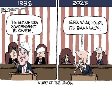 5 Entertaining Cartoons About Bidens State Of The Union Address