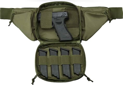 Tactical Concealed Carry Fanny Pack Holster For Byrna With Ammo Armor J