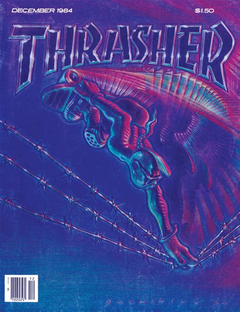 Thrasher Magazine Cover December 1984 Rediscover The 80s
