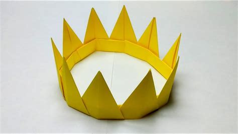 How To Make A Paper Crown For A Princess Easy Without Tape Or Glue Or