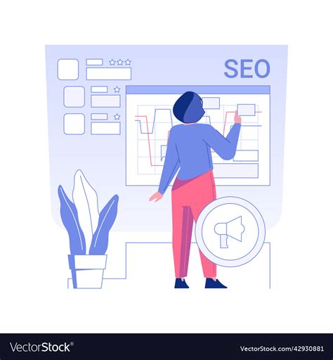 Seo Specialist Isolated Concept Royalty Free Vector Image