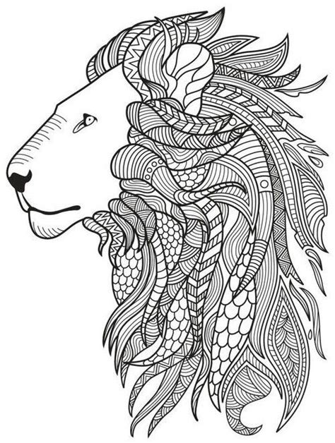 Lion Coloring Page Colorish App Free Coloring App For Adults By