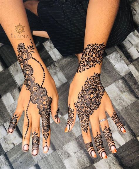 Flower Henna Designs For Hands Best Flower Site