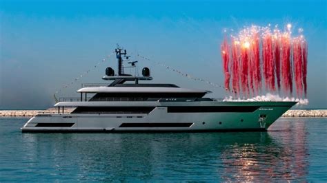 Watch Rivas Biggest Superyacht Yet Slide Into The Water Monaco Yacht
