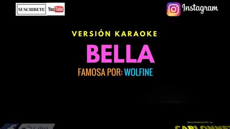 Bella Wolfine Karaoke Youtube