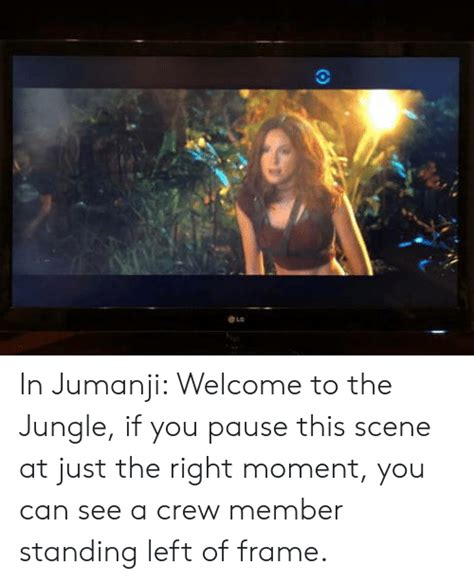 In Jumanji Welcome To The Jungle If You Pause This Scene At Just The