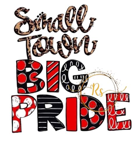 Small Town Big Pride Digital Download Etsy