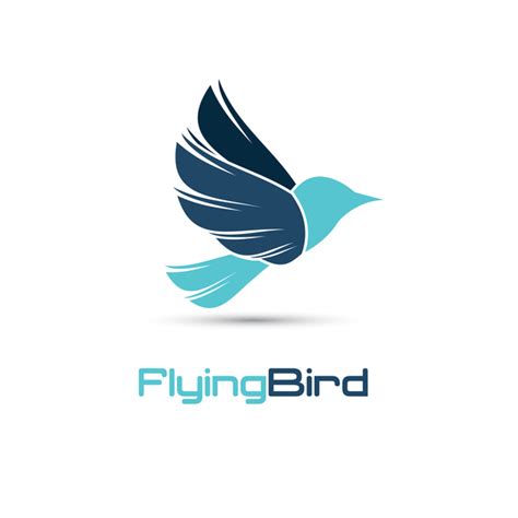 Flying Bird Logo Vector Free Download