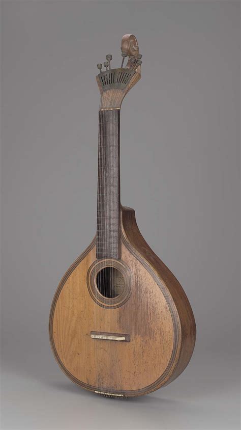 Cittern Portuguese Guitar Museum Of Fine Arts Boston