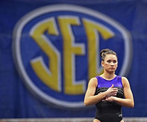 former gymnast sarah finnegan named lsu s nominee for ncaa woman of the year award lsu
