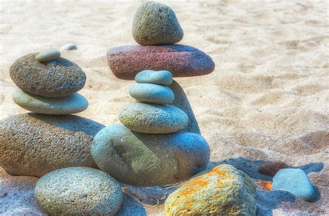 Balanced Stacked Rocks Photograph By Dee Browning Fine Art America
