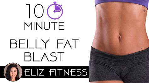 10 Minute Lower Belly Fat Blaster Abs Workout Eliz Fitness Yoga Plus