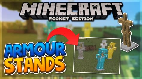 Armour Stand In Mcpe Mcpe Addon Minecraft Pe Pocket Edition