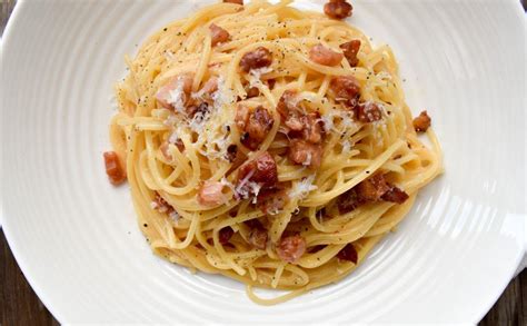 The Real Spaghetti Carbonara Cabonara Recipes Spaghetti Carbonara