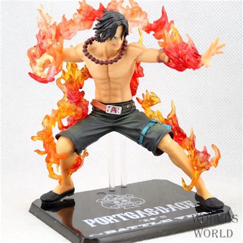 One Piece Portgas D Ace Battle Version Fire Fist Ace Action Figure