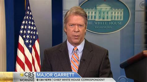 Listen Cbs White House Correspondent Major Garrett Pointedly Disses