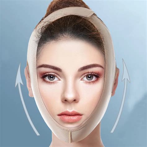 delicate facial thin face mask slimming bandage skin care belt shape and lift reduce double chin