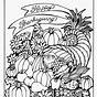 Printable Coloring Pages For Thanksgiving