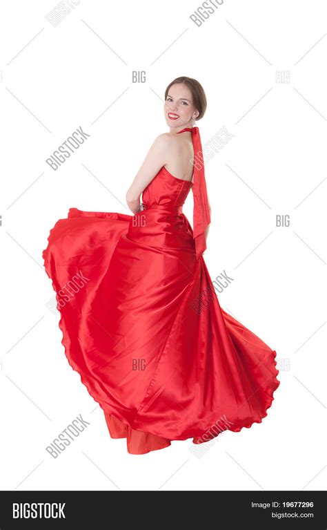 Girl Red Dress Image And Photo Free Trial Bigstock