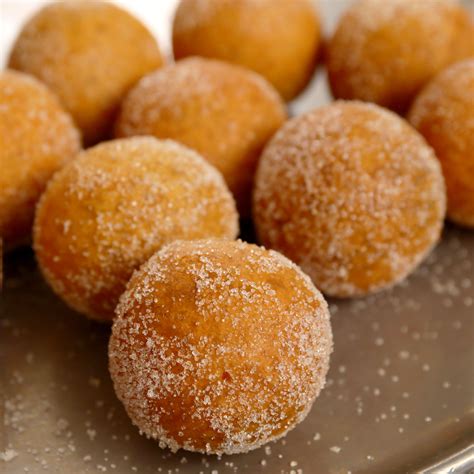 Sweet Chewy Doughnut Balls Filled With Sweet Red Beans Chapssal