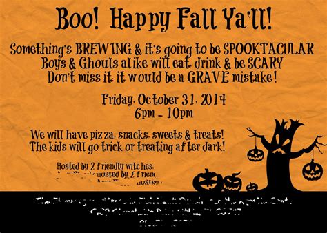 Halloween Party Cute Invite Invitation Words Phrases Saying Online Halloween Party Invitations