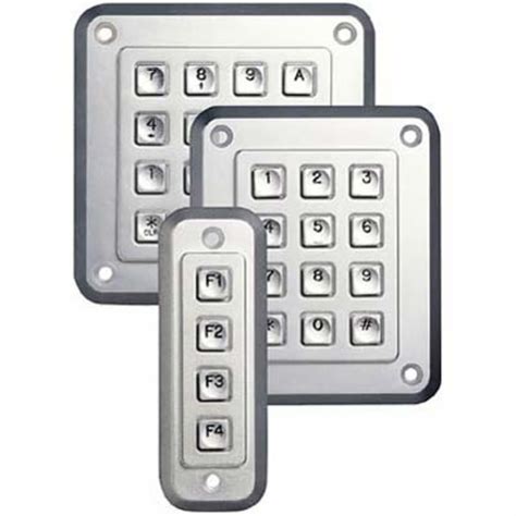 Pack Of 1 Storm Interface 1k042103 Keypad Anti Vandal 4 Key F1 F4