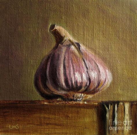 Garlic 2 Painting By Ulrike Miesen Schuermann