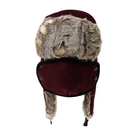 Withmoons Wool Russian Hat Winter Trapper Cap Faux Fur Sl7883 Ebay