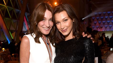 During a shoot, bella hadid again played on her similarities with carla bruni. Long-Lost Twins Carla Bruni and Bella Hadid Finally Met in ...