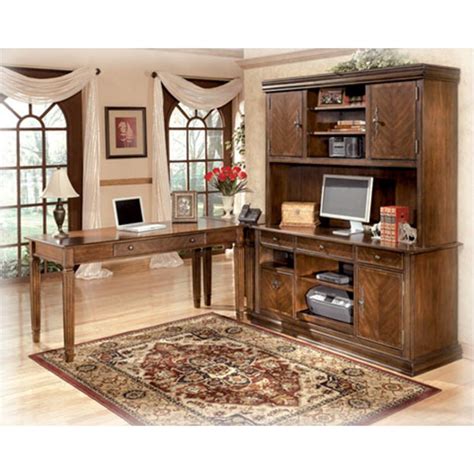Shop ashley furniture homestore online for great prices, stylish furnishings and home decor. H527-49 Ashley Furniture Home Office Tall Desk Hutch