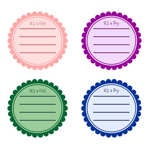 Printable Round Sticker Labels Printable World Holiday