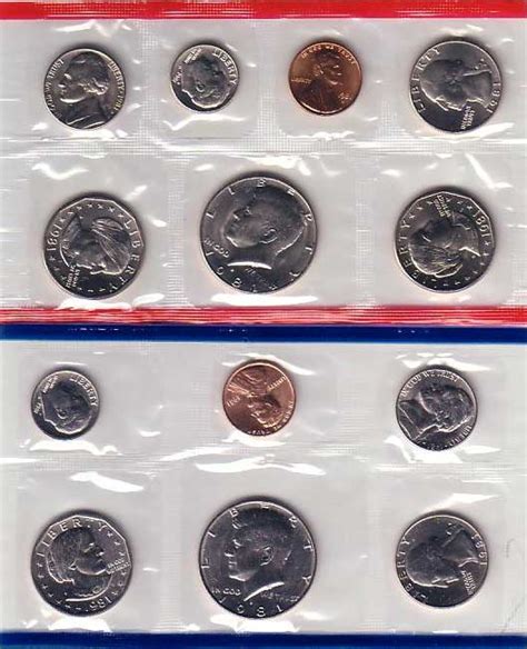 Uncirculated Mint Sets Us Coin Prices And Values