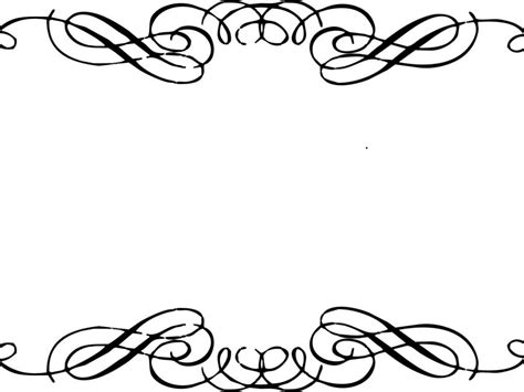 Fancy Scroll Borders Free Download On Clipartmag