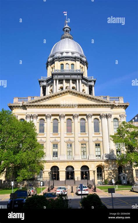 Illinois State Capitol Building Springfield Illinois Stock Photo Alamy