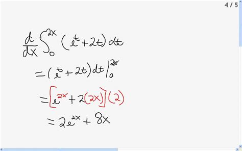 Fundamental Theorem Of Calculus Derivatives Of Definite Integrals