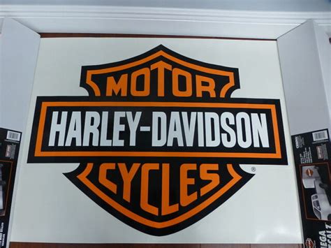 Harley Davidson Large Trailer Wall Decal Sticker 37x29 Ebay